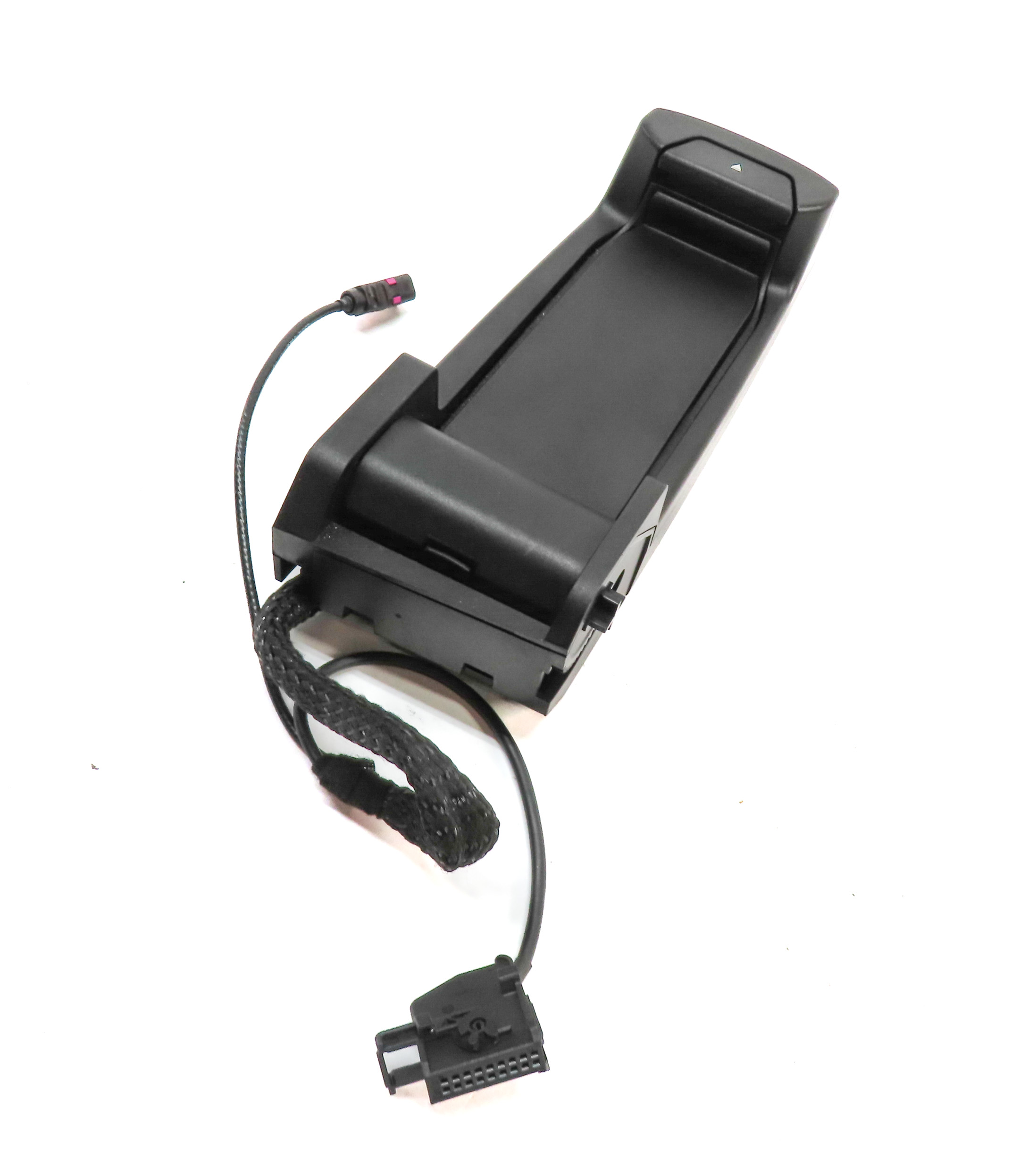 2011 BMW 750I 750LI (F01 F02) FRONT CONSOLE CELL PHONE SNAP IN CRADLE HUB — exact item pictured